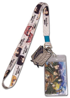 Attack On Titan Survey Corp Lanyard