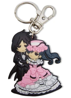 Black Butler SD Sebastian & Dancing Ceil PVC Key Chain