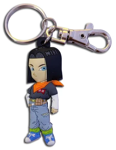 Dragon Ball Z SD Android 17 PVC Key Chain 1 Dragon Ball Z SD Android 17 PVC Key Chain