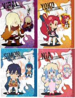 Gurren Lagann Character Fasteners