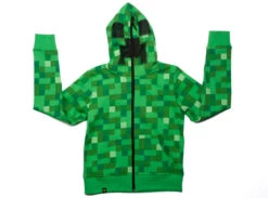 Minecraft Creeper Costume Hoodie (Youth Size)