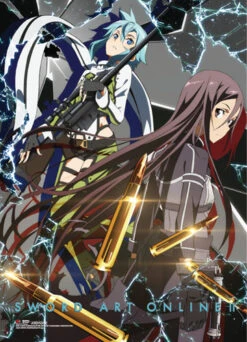 Sword Art Online II - Kirito & Sinon Wall Scroll